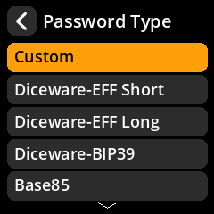 Password Type