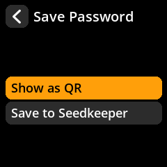 Save Password example