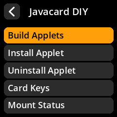 DIY Tools menu